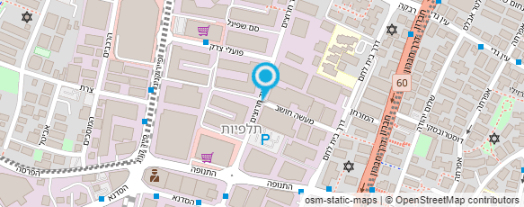 מפת הגעה אל שק"ל - מפעל שיקומי לנרות