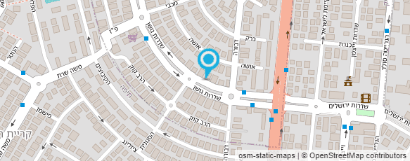 מפת הגעה אל עו"ד וייסמן אייל