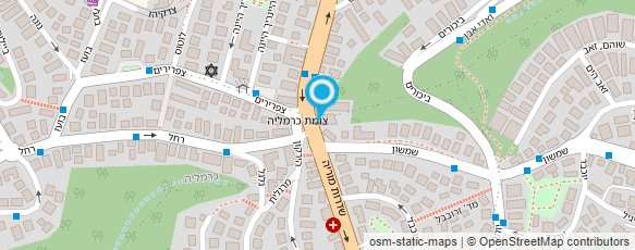 מפת הגעה אל בית היוגה - לסרי מיכל