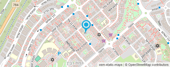 מפת הגעה אל אשר רם -מורה לנהיגה רכב פרטי