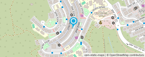 מפת הגעה אל ערוגות הבושם