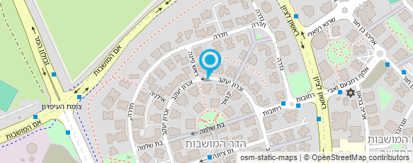 מפת הגעה אל ישראל אלון - הנדסאי רשום