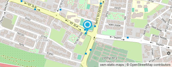 מפת הגעה אל זיקוקי אלכס