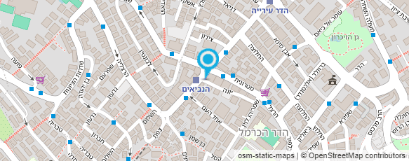 מפת הגעה אל שרות מוניות מרכז מצפה בע"מ