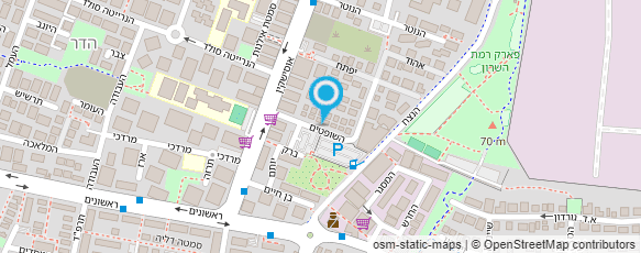 מפת הגעה אל שרף-סוכנויות בנלאומיות בע"מ