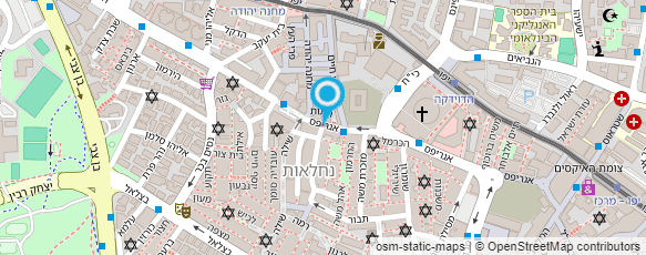 מפת הגעה אל טבע-נט אגריפס (ירושלים) בע"מ