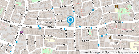 מפת הגעה אל המספרה-יניב