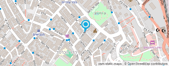 מפת הגעה אל החברה לאוטומציה במינהל השלטון המקומי בע"מ