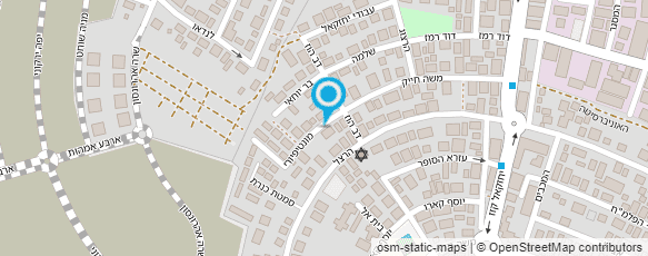 מפת הגעה אל מעון נעמ"ת - מונטיפיורי