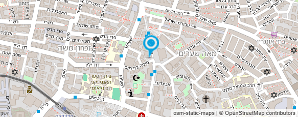 מפת הגעה אל הסתדרות פועלי אגודת ישראל