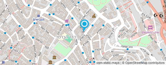 מפת הגעה אל נחליאלי מנחם