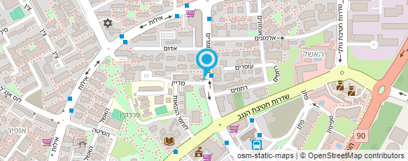 מפת הגעה אל לוח ידיעות אילת