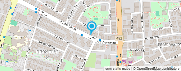 מפת הגעה אל אריה פרופ' בראונשטיין מהנדסים