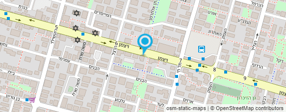 מפת הגעה אל חנות ספרים ברוסית