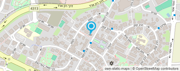 מפת הגעה אל עוז עבודות עפר ופיתוח