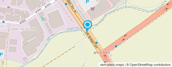 מפת הגעה אל משתלת נוה ירק