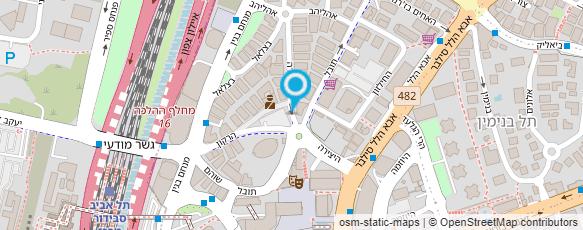 מפת הגעה אל פיצוצייה הרגע האחרון