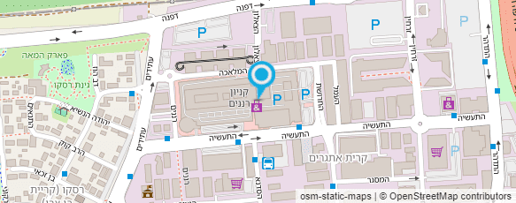 מפת הגעה אל גריפ קניון רננים