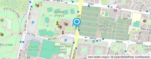 מפת הגעה אל היכל אומנויות הבמה הרצליה