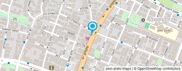 מפת הגעה אל קינו - קיי אנד קיי אינטרטיינמנט בע"מ