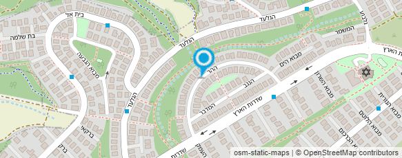 מפת הגעה אל דליה ואשר אייזנברג