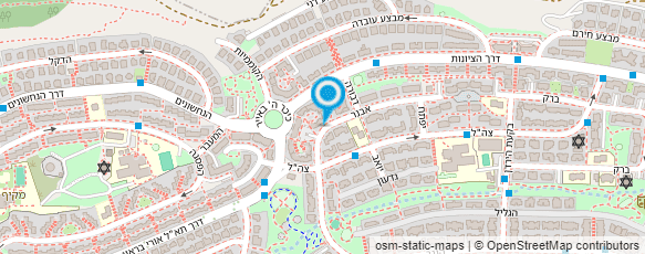 מפת הגעה אל מנחם - טכנאי