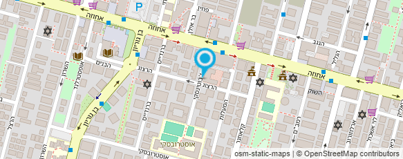 מפת הגעה אל עו"ד ונוטריון רוזנבאום יצחק