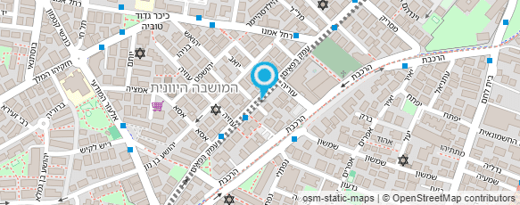 מפת הגעה אל איציק מזרחי - עיצוב שיער