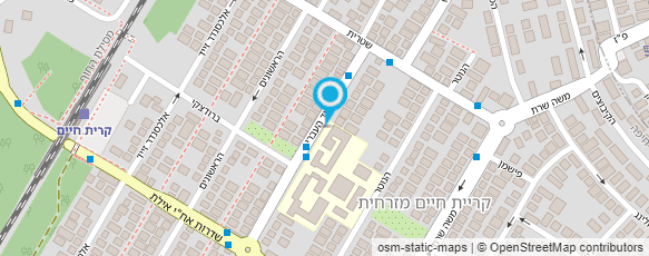 מפת הגעה אל ועד קריית חיים