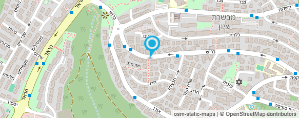 מפת הגעה אל אוטו גרר מבשרת ציון