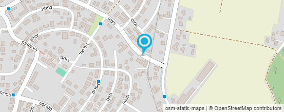 מפת הגעה אל זגגות תריסים ומראות - יוסי