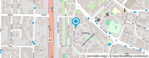 מפת הגעה אל סטודיו אבי עמרני