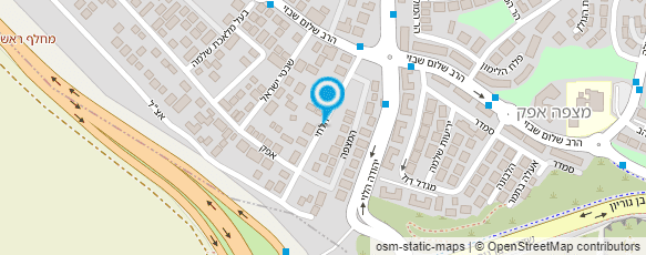 מפת הגעה אל א.ר.כ.ו.פ - דקורציות