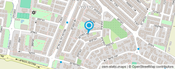 מפת הגעה אל ד"ר הירש רוברט