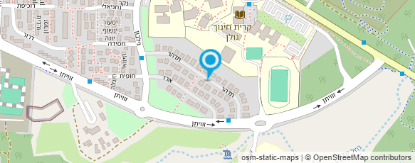 מפת הגעה אל אירוח עינת