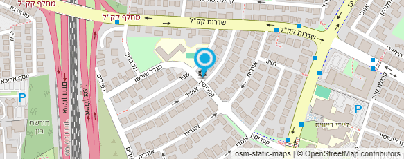 מפת הגעה אל ביה"כ המרכזי תל ברוך