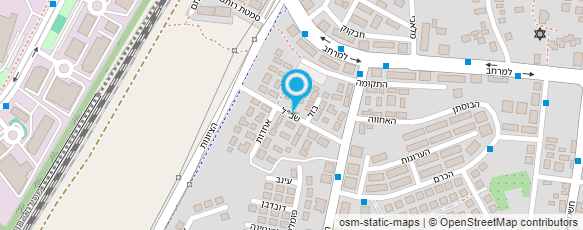 מפת הגעה אל מוניות מתנאל