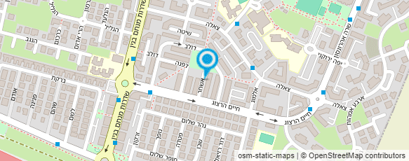 מפת הגעה אל עדנה פרג' - תכנון אדריכלי