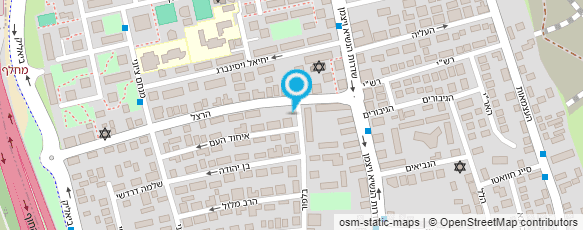 מפת הגעה אל בית המאפה בונז'ור