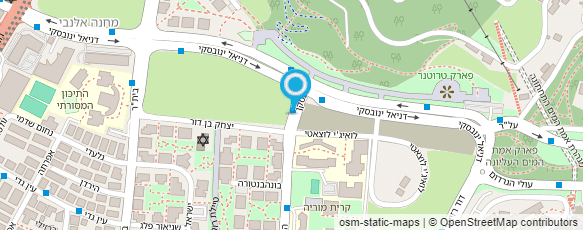 מפת הגעה אל המרכז האקדמי שלם