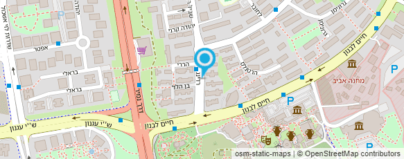 מפת הגעה אל אינסטלטורים - בעלי המלאכה