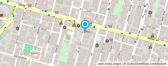 מפת הגעה אל בורשטיין צבי - מורה לנהיגה