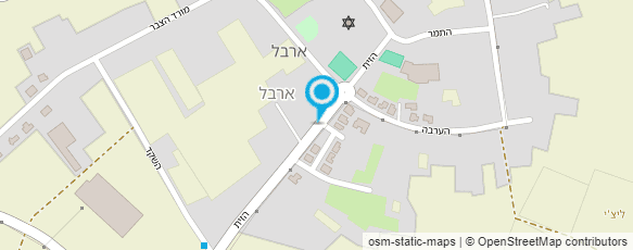 מפת הגעה אל הבקתה הגלילית - משפ' מור