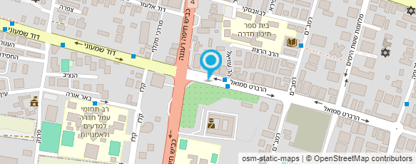 מפת הגעה אל רון דור - שרותי תוכנה