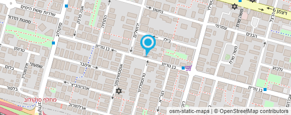 מפת הגעה אל האגודה לתרבות הדיור