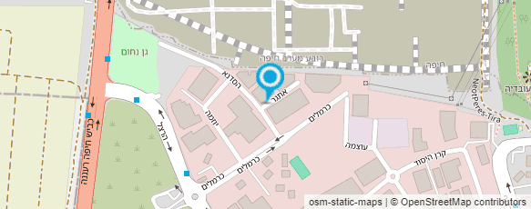 מפת הגעה אל סטודיו דיזיין - דנה עירן