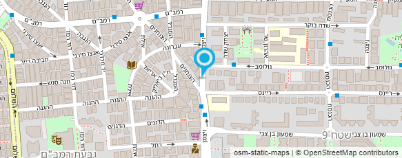 מפת הגעה אל אפרים גרוסי - עיצוב שיער