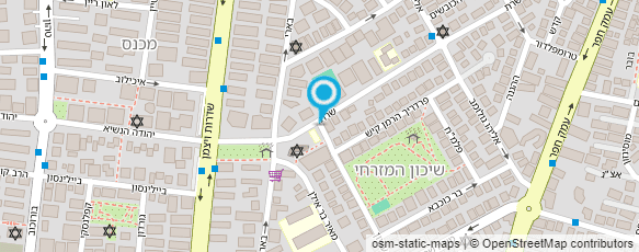 מפת הגעה אל אס.סי.איץ מיגון ותקשורת