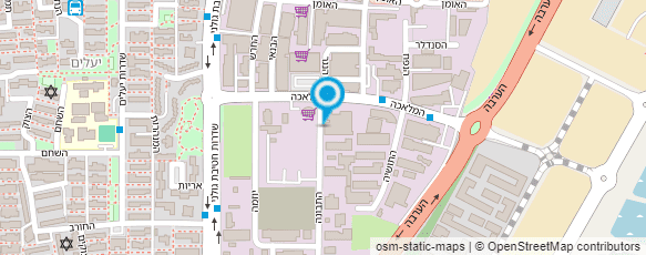 מפת הגעה אל מרכז החלפים לרכב