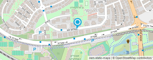 מפת הגעה אל ד"ר קלטר ישעיהו